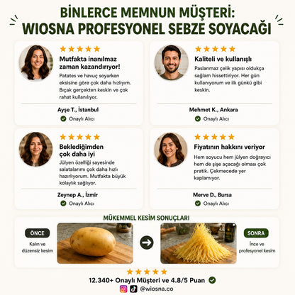 3'ü 1 arada Profesyonel Çelik Sebze Soyacağı, Sebze Doğrayıcı ve Şişe Açacağı